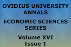 OVIDIUS UNIVERSITY ANNALS ECONOMIC SCIENCES SERIES